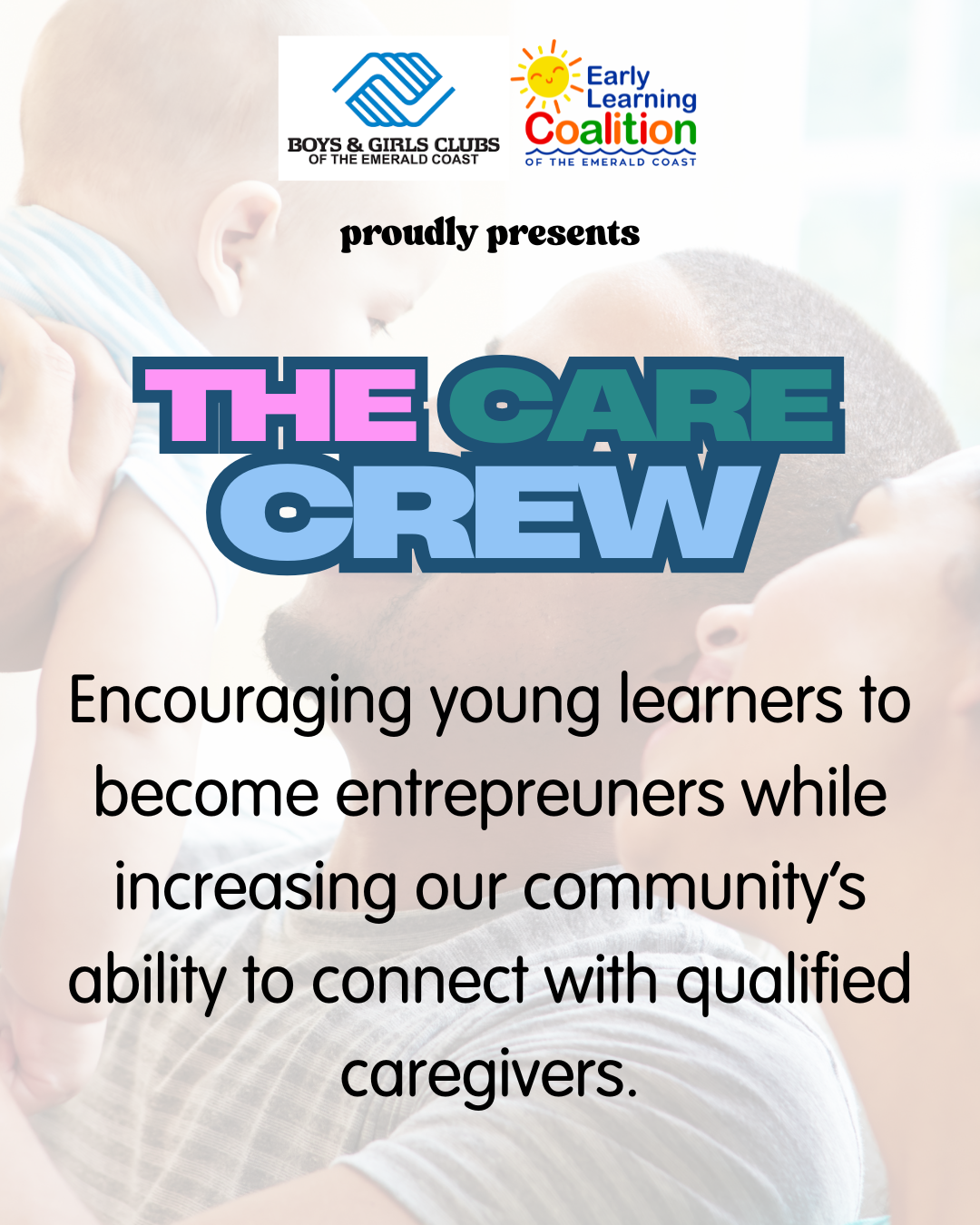 The Care Crew social media flyer